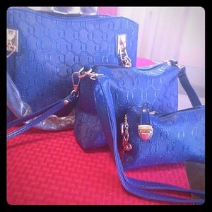 Custom Blue Handbag Bundle